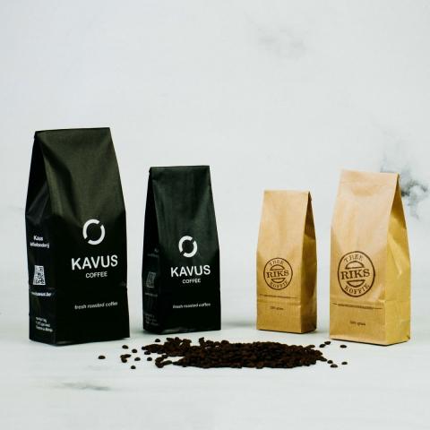 Rovasac Papieren blokbodemzakjes 1 – 15 kg Papieren zak, blokbodemzak, handig, ecologisch, recycleerbaar, duurzaam, voeding, koffiebonen, gemalen koffie,